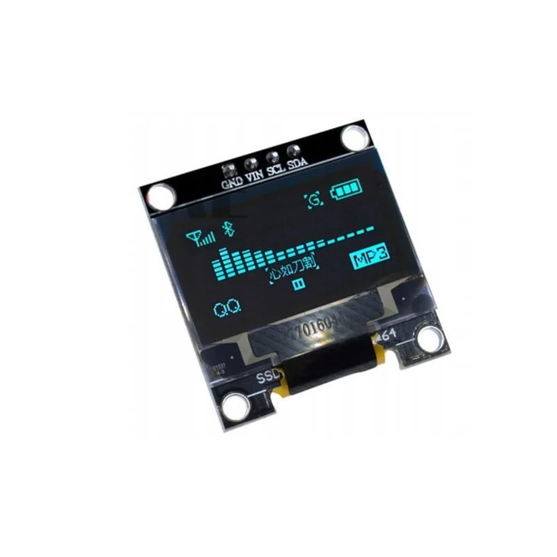 OLED-Display 0,96 Zoll SPI/I2C für Arduino — Gelb/Blau